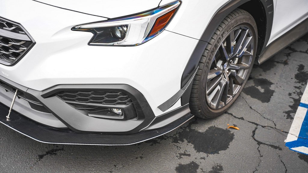 Subaru WRX Carbon Fiber Front Bumper Canards 2022-2023