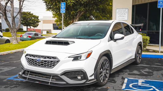 Subaru WRX Carbon Fiber Wind Splitter w/ Rods 2022-Up