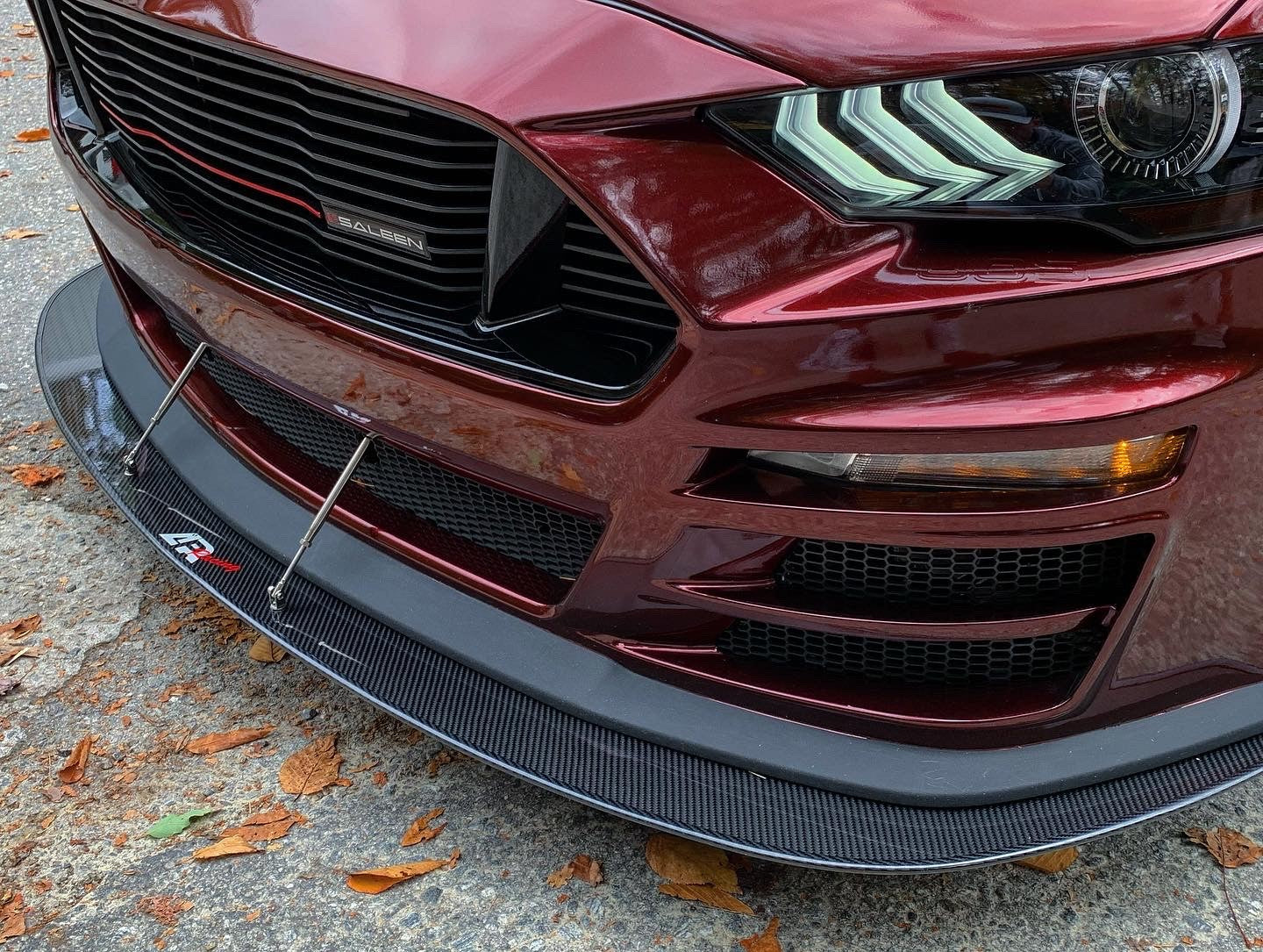 Ford Mustang S550 Front Wind Splitter 2018-2023