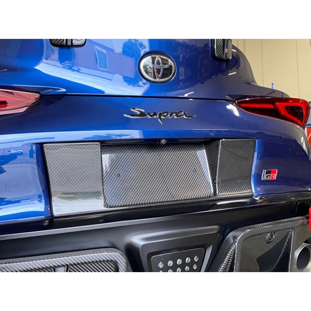 Toyota Supra A90 License Plate Backing 2020-2023