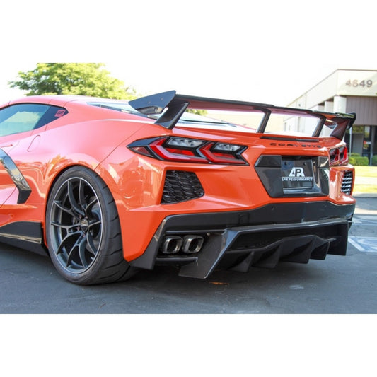 GARAGE SALE - Chevrolet Corvette C8 Carbon Fiber Rear High Wing