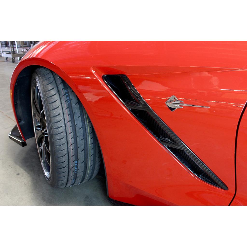 Carbon Fiber Chevrolet Corvette C7 Fender Vents