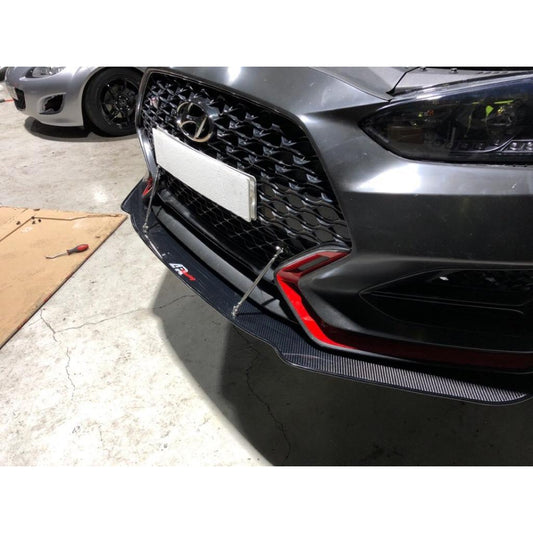 Hyundai Veloster N Carbon Fiber Front Wind Splitter 2019-2022