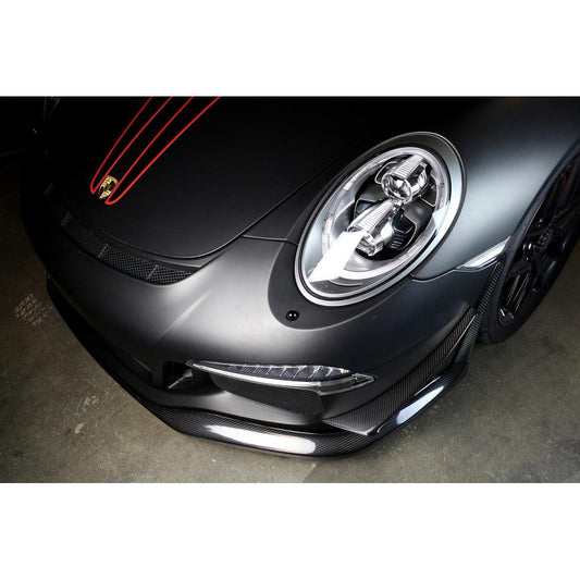 Porsche 991.1 GT3 Carbon Fiber Front Bumper Canards 2013-2016