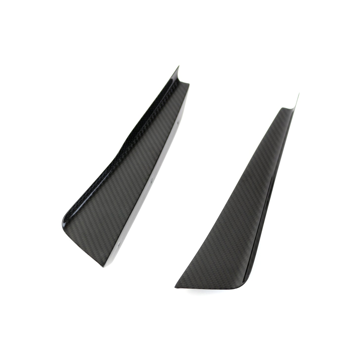 Subaru WRX STI Carbon Fiber Front Bumper Top Canards 2015-2017
