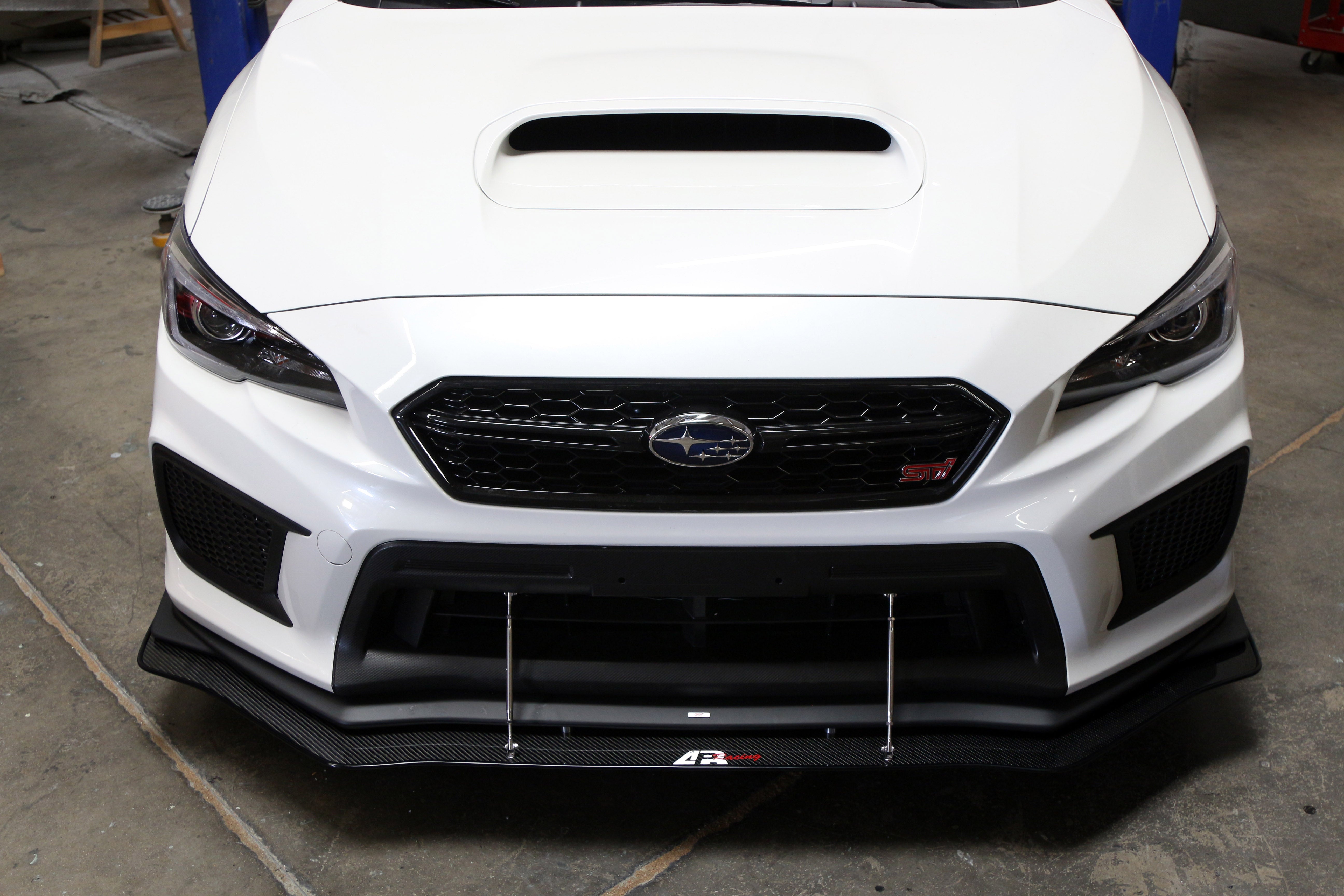 Subaru WRX/ STI Carbon Fiber Wind Splitter w/ Rods 2018-2021 (OEM