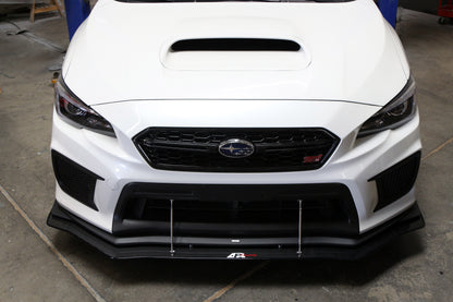 Subaru WRX/ STI Carbon Fiber Wind Splitter w/ Rods 2018-2021 (OEM Lip)