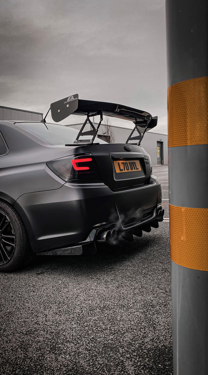 Subaru STI 60.5" GTC200 Carbon Fiber Adjustable Wing 2011-2014 SPEC