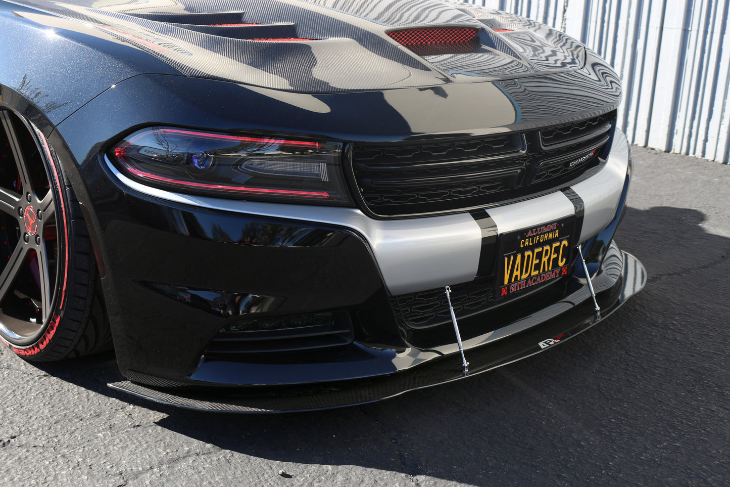 Dodge Charger RT/ SXT Carbon Fiber Front Wind Splitter 2015 - 2018