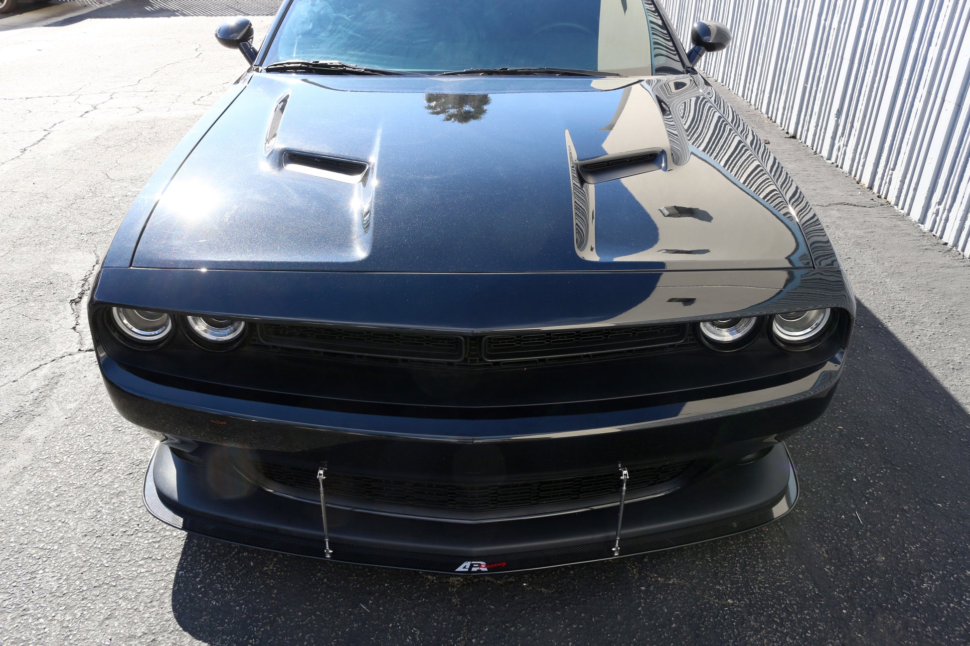 Red Front Bumper Lip Splitter Trim Cover – Fits Dodge Challenger R/T Scat Pack 2015-2021