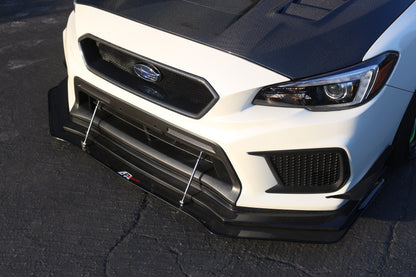 Subaru WRX/ STI Carbon Fiber Wind Splitter w/ Rods 2018-2021 (APR Performance Lip)