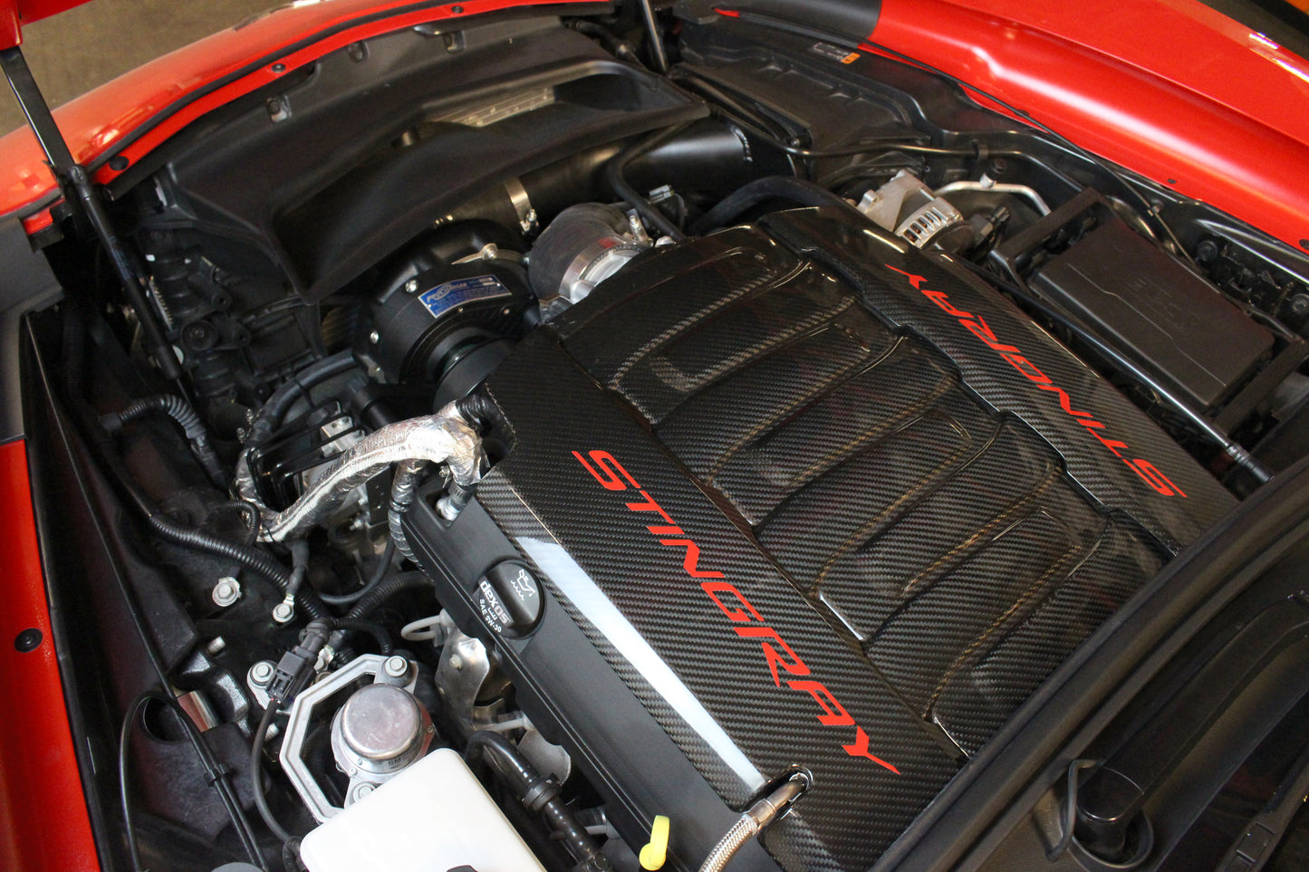 Carbon Fiber Chevrolet Corvette C7 Engine Cover Package