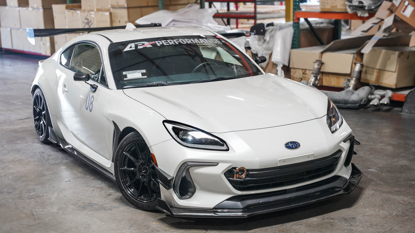 Subaru BRZ Carbon Fiber Front Bumper Canard Set 2022-2024