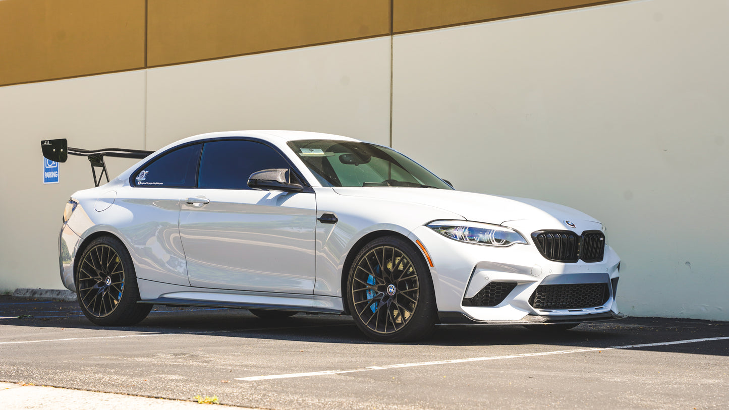 BMW F87 M2 Stock Bumper Carbon Fiber Front Wind Splitter 2016-2021