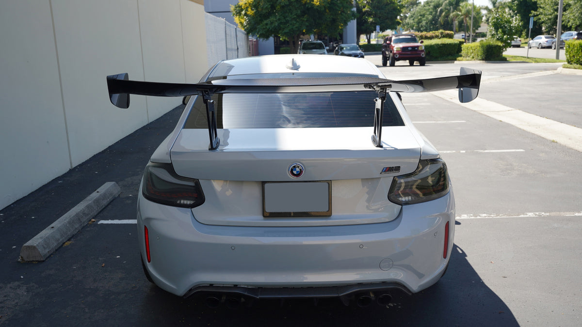 F87 Rear Wing BMW F87 M2 GTC-300 Carbon Fiber Adjustable Wing 2016-2021 – APR Performance