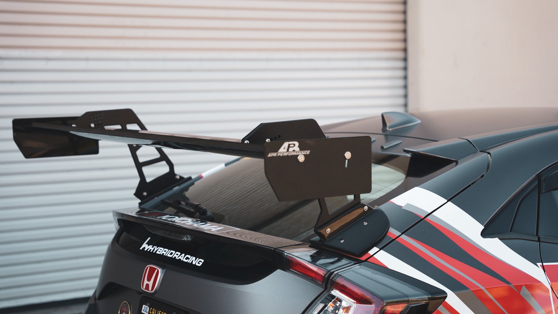 R Performance Wing Type R Honda FK8 Civic Type R GT-250 Swan Neck Wing 2017 - 2021 – APR Performance