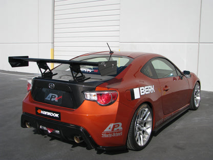 Scion FRS / Toyota GT86/ Subaru BRZ GT250 Carbon Fiber Rear Wing 2013-2016 w. 8" Pedestals Set