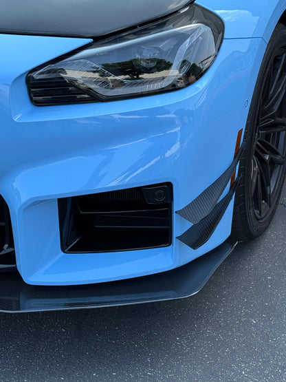BMW G87 M2 Carbon Fiber Front Bumper Canards