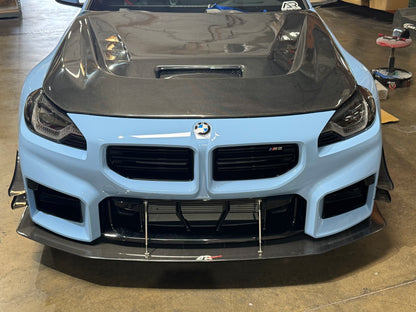 BMW G87 M2 Carbon Fiber Front Bumper Canards