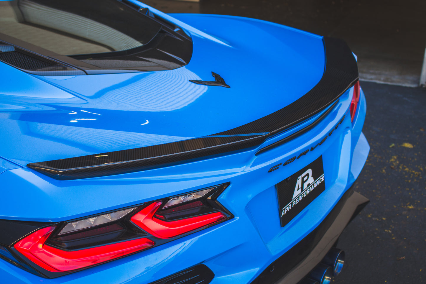 Chevrolet Corvette C8 Z06 Carbon Fiber Rear Spoiler Delete