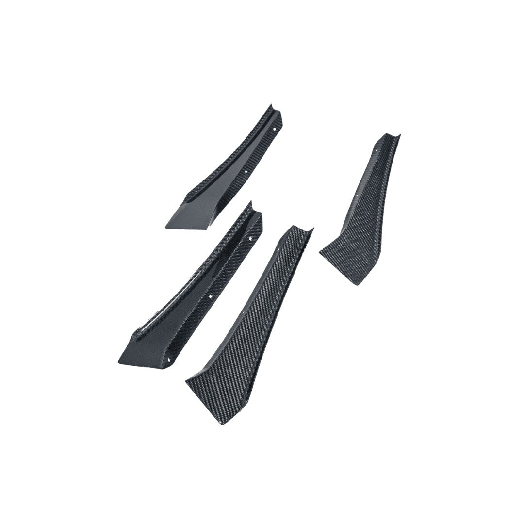 Chevrolet Corvette C8 Z06 Carbon Fiber Front Bumper Canards