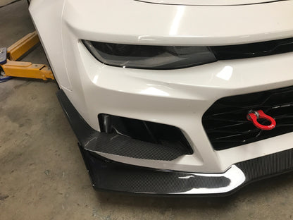 Chevrolet Camaro ZL1 Carbon Fiber Front Bumper Canards 2017 - 2024