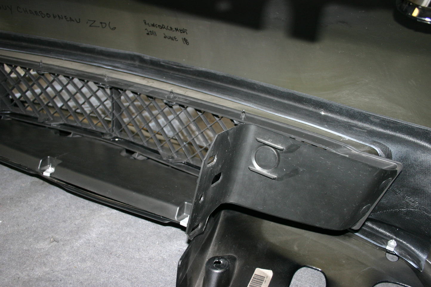 Chevrolet Corvette C6 Z06 Bumper Reinforcement ( Z06 / Grand Sport only)