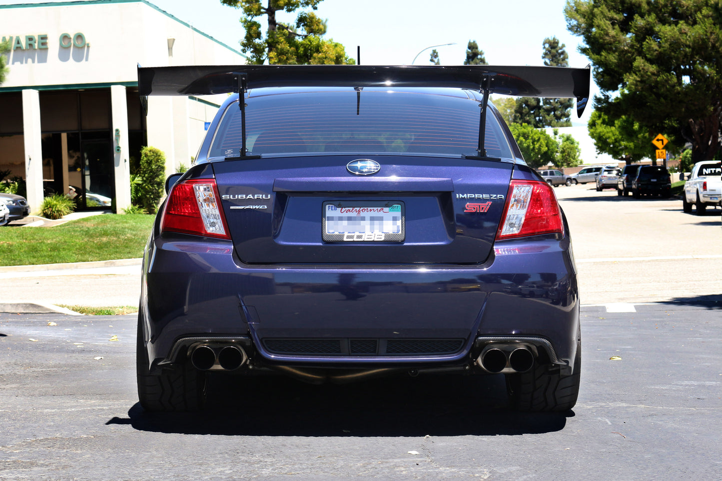 Subaru STI 2011-2014 SPEC 67" GTC-300 Carbon Fiber Adjustable Wing