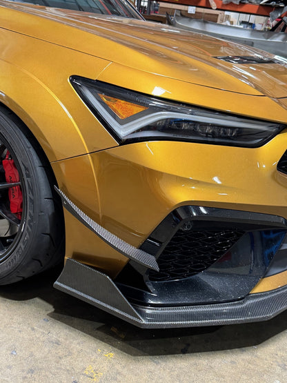 Acura DE5 Integra Type S Carbon Fiber Front Bumper Canards