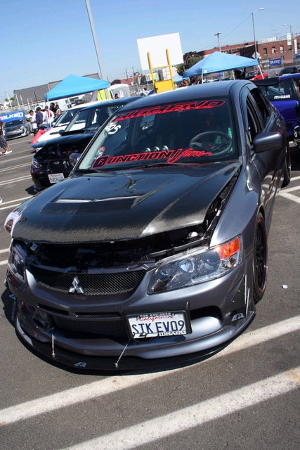 Mitsubishi Evolution 9 (Evo 9) Carbon Fiber Front Wind Splitter