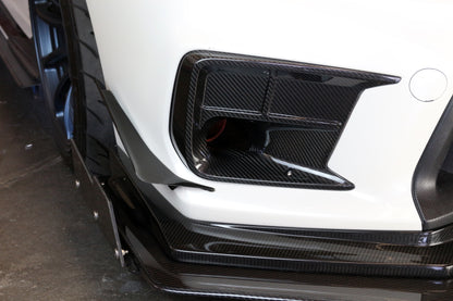 Subaru WRX STI Carbon Fiber Front Bumper Bottom Canards 2018-2021