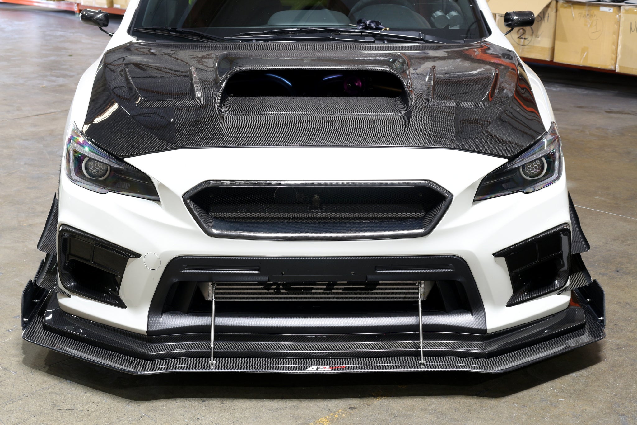 Custom Auto Perf Pattern Subaru WRX STI Carbon Fiber Canard 2018-2021 – APR Performance