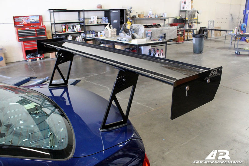 APR GTC-300 2005-2011 BMW E90 Carbon Fiber Adjustable Wing 61” Airfoils