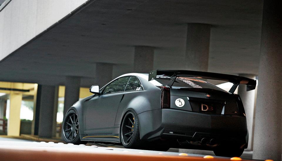 Cadillac CTS-V Coupe GTC-500 Adjustable Wing 2011-2015