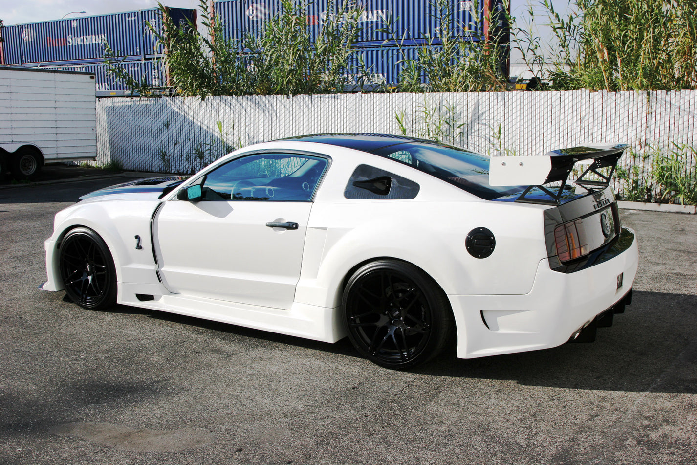 Ford Mustang S197 GT500 / GT500KR Widebody Aerodynamic Kit 2007-2009 ...