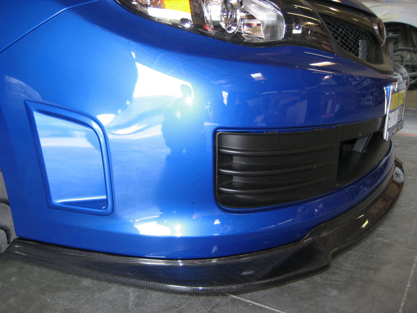 Subaru Impreza STI Hatchback Carbon Fiber Front Airdam 2008-2010