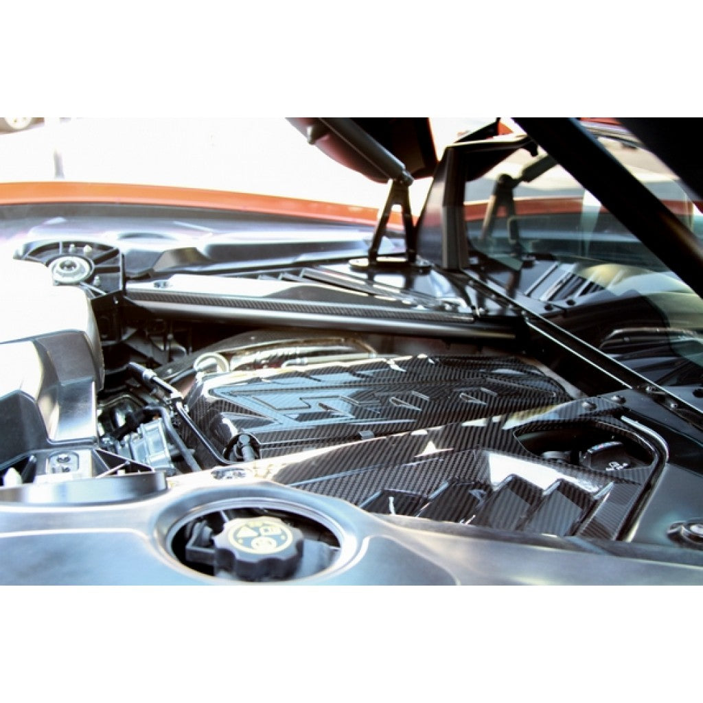 Carbon Fiber Engine Bay Panel Cover For C8 Corvette Coupe 2020-2026 – GM Style