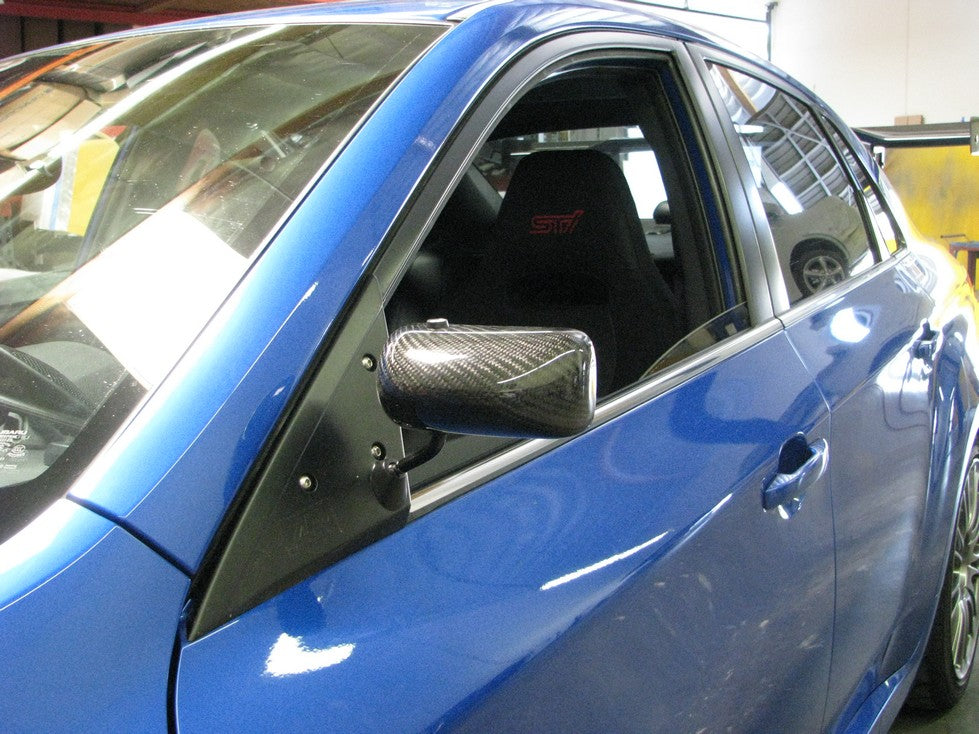 Apr Performance Mirror Carbon Fiber Subaru Impreza WRX/STI Formula GT3 Carbon Fiber Mirror/Bl ...