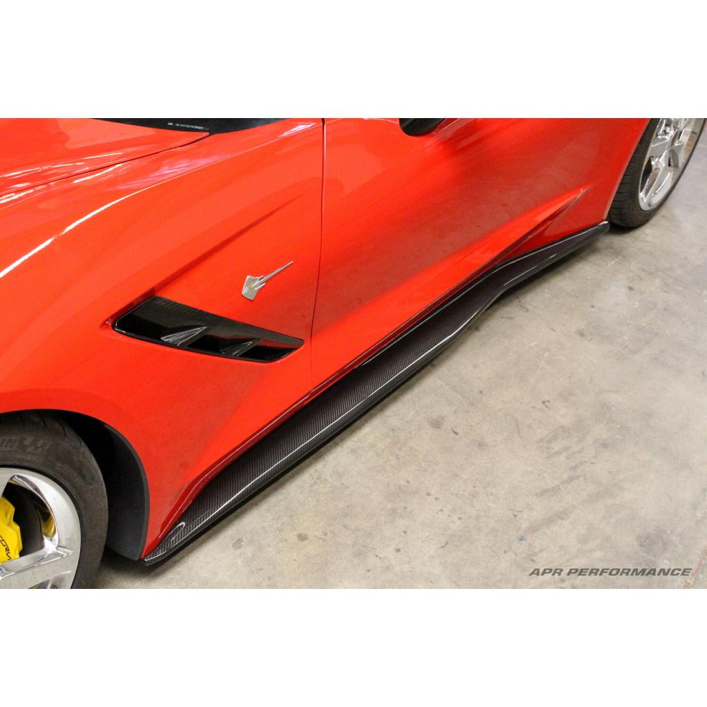 Chevrolet Corvette C7 C7 Z06 Side Rocker Extensions/ Side Skirt 2014-19