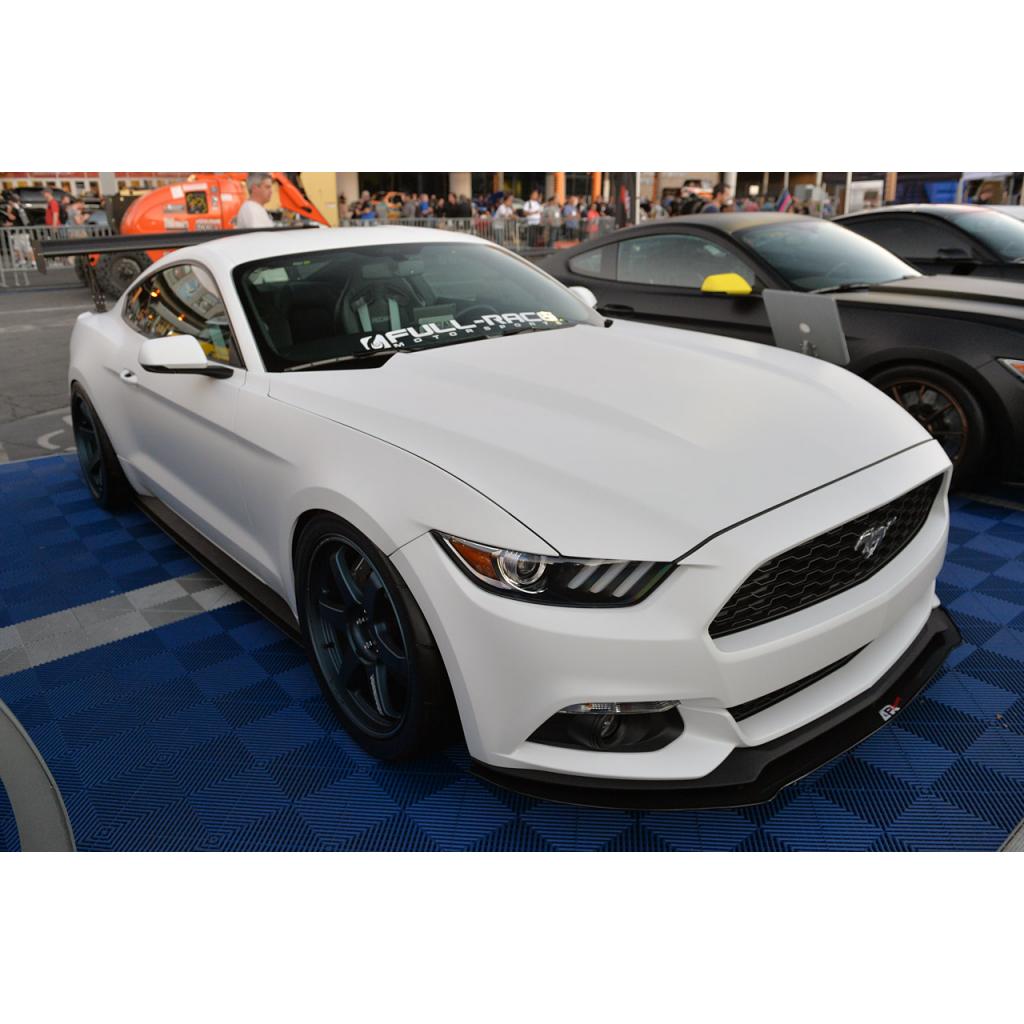 HHENGYISOUL GT2 Style Front Bumper Lip Splitter Add-On For Mustang GT 2017-2021 – Matte Black PP