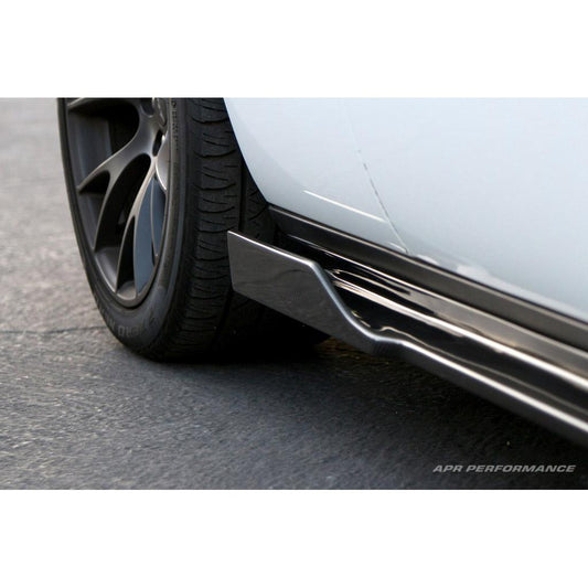 Carbon Fiber Dodge Challenger Hellcat Side Rocker Extension 2015-2023 Challenger hellcat