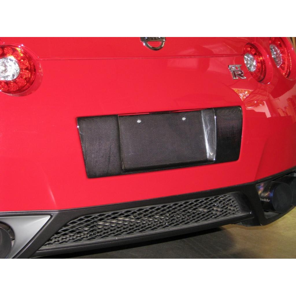 Carbon Fiber Nissan GTR R35 License Plate Backing 2008-2011 – APR ...