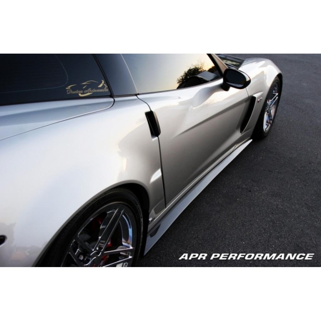 Chevrolet Corvette C6 Z06 Carbon Fiber Side Rocker Extensions/ Side Sk ...