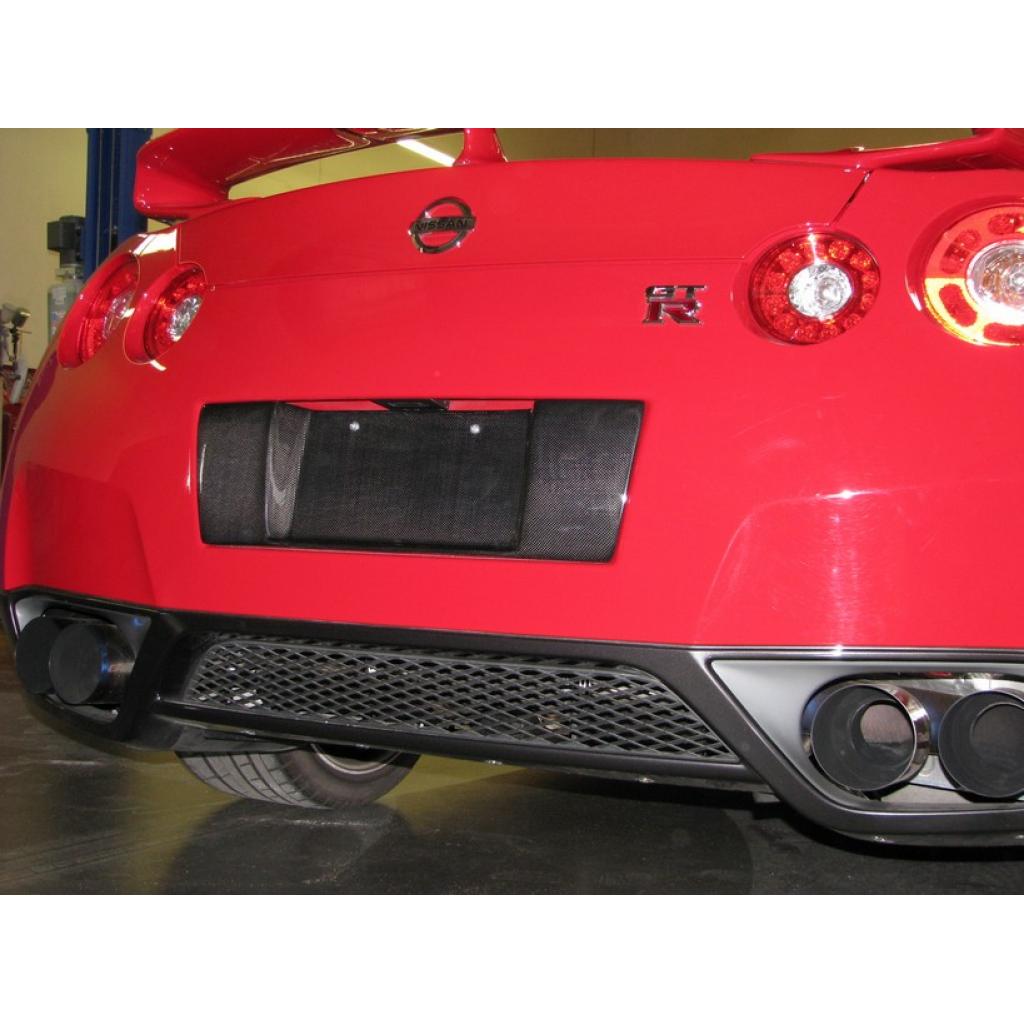 Carbon Fiber Nissan GTR R35 License Plate Backing 2008-2011 – APR ...