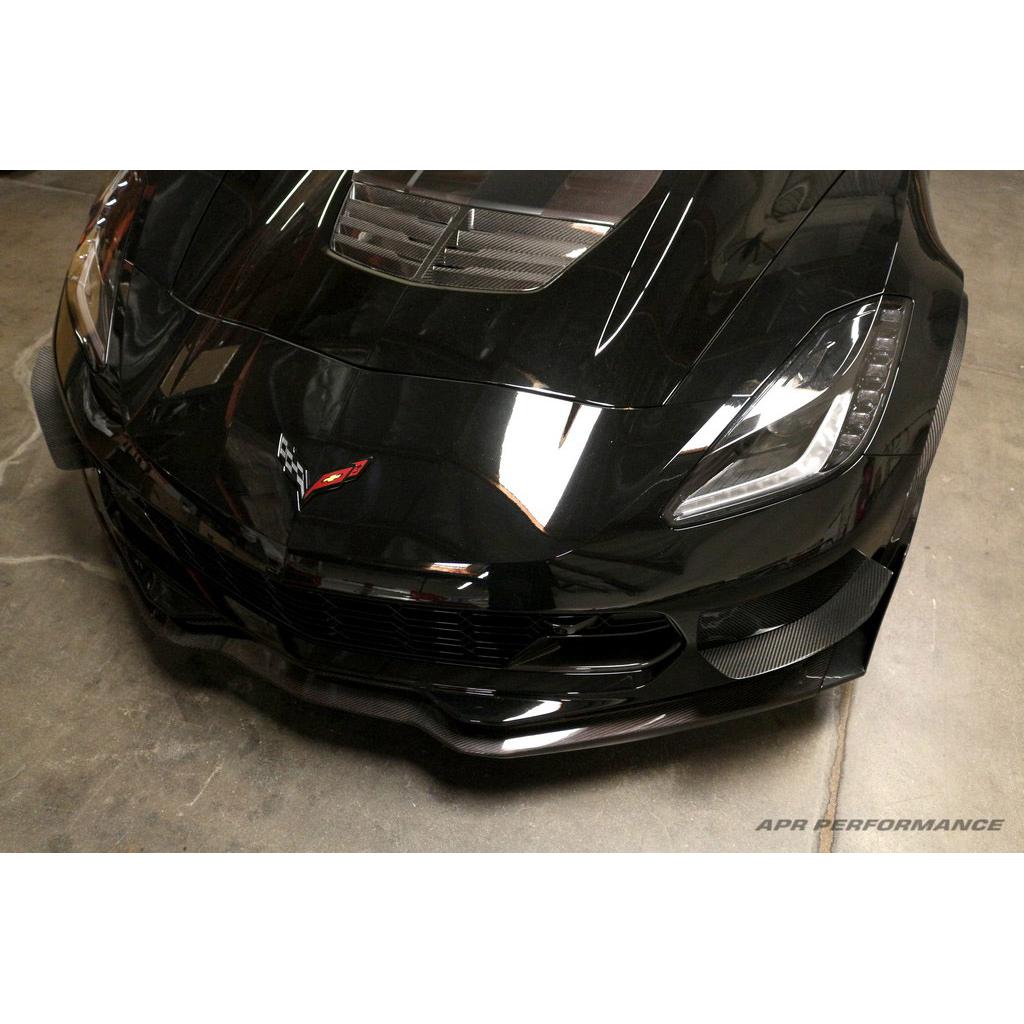 Chevrolet Corvette C7 / C7 Z06 Front Bumper Race Canards 2014-2019
